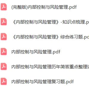 内部控制与风险管理